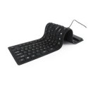 Gembird | Flexible keyboard | Wired | US | USB + PS/2