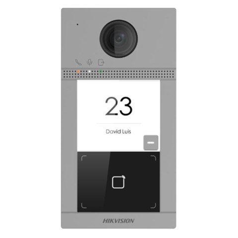 Hikvision 1 Button Metal Villa Door Station | DS-KV8113-WME1 (C) | 2 MP | IK08/IP65 | H.264