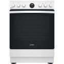 INDESIT | Cooker | IS67V8CHW/E | Hob type Vitroceramic | Oven type Electric | White | Width 60 cm | Grilling | Depth 60 cm | 69