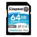 Kingston | Canvas Go! Plus | 64 GB | SD | Pamięć flash klasy 10