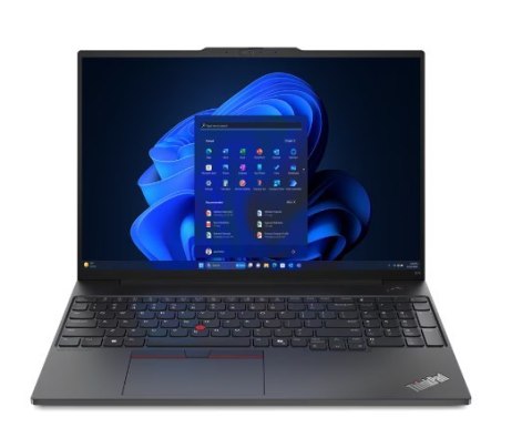 Lenovo | ThinkPad E16 Gen 2 | Czarny | 16 " | IPS | WUXGA | 1920 x 1200 pikseli | Antyodblaskowy | AMD Ryzen 5 | 7535HS | 16 GB