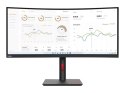 Lenovo | ThinkVision | T34w-30 | 34 " | VA | 21:9 | 60 Hz | 4 ms | Nie | 3440 x 1440 | 350 cd/m² | Porty HDMI w ilości 1 | Czarn