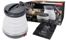 Adler | Travel kettle | AD 1279 | Electric | 750 W | 0.6 L | Silicon | White