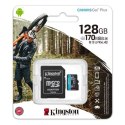 Kingston | microSD | Canvas Go! Plus | 128 GB | MicroSD | Flash memory class 10 | SD Adapter