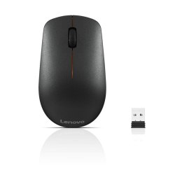 Lenovo | Wireless Mouse | Wireless mouse | 400 | Wireless | 2.4 GHz Wireless via Nano USB | Black | 1 year(s)