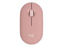 Logitech Mouse | Pebble 2 M350S | Wireless | Bluetooth | Tonal Rose