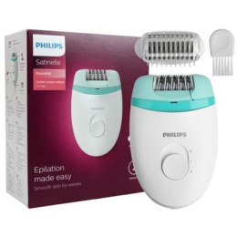 Philips | Epilator | Satinelle Essential BRE245/00 | White/Green