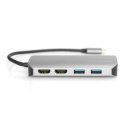 Stacja Dokująca USB-C Digitus | Uniwersalna, 8 Portów | Dla Laptopów | Gniazda Ethernet LAN (RJ-45) 1 | Porty VGA (D-Sub) | Port