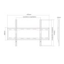 Sunne | Uchwyt ścienny | 37-70-EF | Stały | 37-70 " | Maksymalna waga (udźwig) 40 kg | Czarny