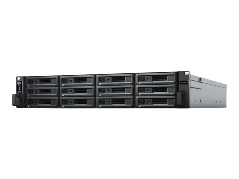 Synology 12-bay capacity expansion units 12x3.5" Hot-Swap | RX1223RP | 2 | 100V to 240V AC | Black