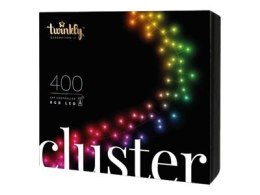 Twinkly Cluster Smart LED 400 RGB, 6m, Black/Green wire|Twinkly