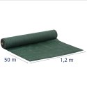 Siatka cieniująca maskująca do ogrodzenia HDPE 50 x 1.2 m 150 g/m2 - zestaw