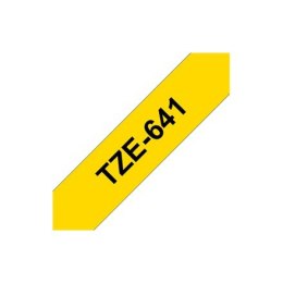 Brother | 641 | Laminated tape | Thermal | Black on yellow | Roll (1.8 cm x 8 m)