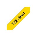 Brother | S641 | Laminated tape | Thermal | Black on yellow | Roll (1.8 cm x 8 m)