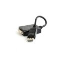 Cablexpert DVI | Female | 20 pin DisplayPort | Male | Black | 0.1 m