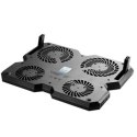 Deepcool | Multicore x6 | Notebook cooler up to 15.6" | Black | 380X295X24mm mm | 900g g