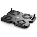 Deepcool | Multicore x6 | Notebook cooler up to 15.6" | Black | 380X295X24mm mm | 900g g