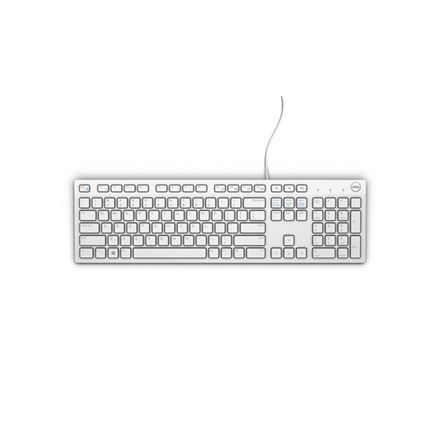 Dell | KB216 | Multimedia | Przewodowy | PL | Biały | USB