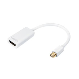 Logilink Video adapter | 19 pin HDMI Type A | Female | Mini DisplayPort | Male | White | 0.1 m