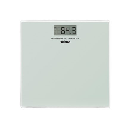 Tristar | Bathroom scale | WG-2419 | Maximum weight (capacity) 150 kg | Accuracy 100 g | White