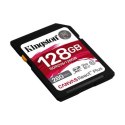 Kingston UHS-II Video Speed Class (V60) | 128 GB | Karta Pamięci SD | Klasa pamięci Class 10, UHS-II, U3, V60.