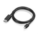 Lenovo | Kabel DisplayPort | Męski | 20-pinowy DisplayPort | Męski | Mini DisplayPort | 2 m