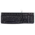 Logitech | K120 | Standardowa | Przewodowa | PL/LT | 1,5 m | Czarna | Port USB | Litewska | 55 g