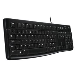 Logitech | K120, US | Standard | Przewodowa | US | 1.5 m | Czarna | Port USB | US International | 550 g