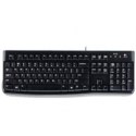 Logitech | K120, US | Standard | Przewodowa | US | 1.5 m | Czarna | Port USB | US International | 550 g