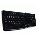 Logitech | K120, US | Standard | Przewodowa | US | 1.5 m | Czarna | Port USB | US International | 550 g