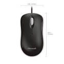 Microsoft | 4YH-00007 | Basic Optical Mouse for Business | Black