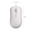 Microsoft | 4YH-00008 | Basic Optical Mouse for Business | White