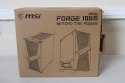 SALE OUT. MSI MAG FORGE 100M PC Case, Mid-Tower, USB 3.2, Black | MSI | MAG FORGE 100M | Black | ATX | DAMAGED PACKAGING | Power