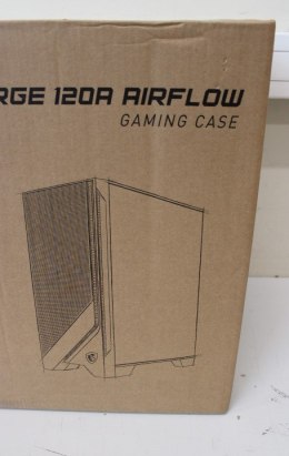 SALE OUT. MSI MAG FORGE 120A AIRFLOW | PC Case | MAG FORGE 120A AIRFLOW | Side window | Black | Mid-Tower | DAMAGED PACKAGING |