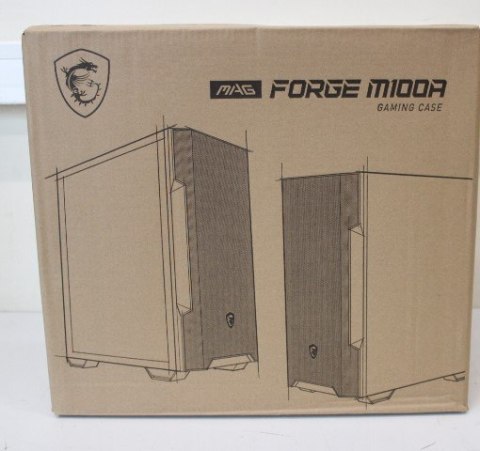 SALE OUT. MSI MAG FORGE M100A PC Case, Micro ATX Tower, USB 3.2, Black | MSI | PC Case | MAG FORGE M100A | Black | Micro ATX Tow