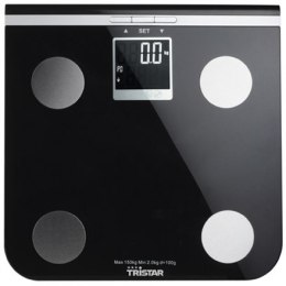 Scales Tristar | Electronic | Maximum weight (capacity) 150 kg | Accuracy 100 g | Body Mass Index (BMI) measuring | Black