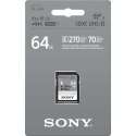 Sony 64GB SF-E Series SDXC UHS-II Memory Card, V30 Sony | SF-E UHS-II SDXC Memory Card | SFE64 | 64 GB | SDXC | Flash memory cla