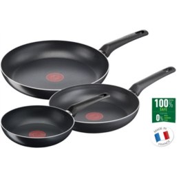 TEFAL | B5569153 | Zestaw Naczyń Kuchennych Simple Cook 3 Sztuki | Smażenie | Średnica 20 / 24 / 28 cm | Stała rączka