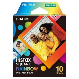 Fujifilm | Instax Square Rainbow (10) Film Instant | 72 x 86 mm | Obszar Obrazu 2.4 x 2.4