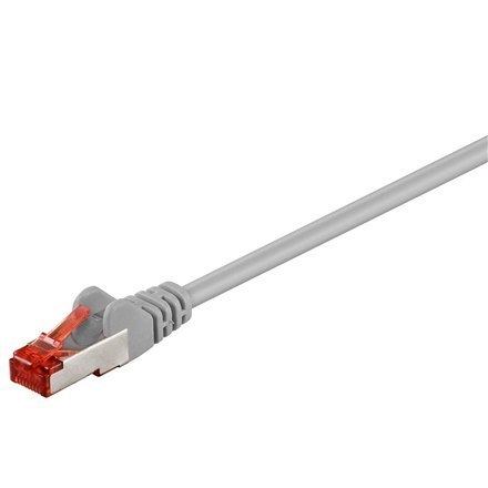 Goobay | CAT 6 | Network cable | Pairs in metal foil (PiMF) | Male | RJ-45 | Male | RJ-45 | Grey | 2 m