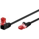 Goobay | CAT 6 | Patch cable | Unshielded twisted pair (UTP) | Male | RJ-45 | Male | RJ-45 | Black | 2 m