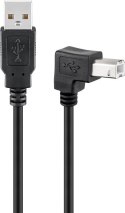 Goobay | Kabel USB 2.0 Hi-Speed 90° | USB do USB