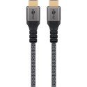 Goobay Szybki kabel HDMI z Ethernetem | Czarny | HDMI do HDMI | 1 m