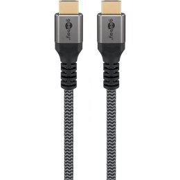 Goobay Szybki kabel HDMI z Ethernetem | Czarny | HDMI do HDMI | 1 m