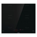 Gorenje GI6401BSCE Hob, Induction, Width 59 cm, 4 cooking zones, Touch Control, Black