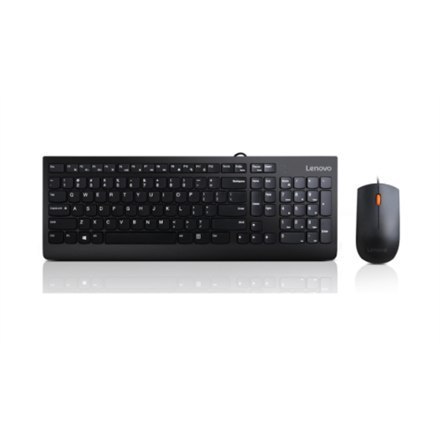 Lenovo | Black | USB Combo Keyboard & Mouse | 300 | Keyboard and Mouse Combo | English | 1.8 m | Black | Wired Via USB