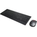 Lenovo | Professional | Keyboard and mouse | Professional Wireless Keyboard and Mouse - Russian | Wireless | USB | Black