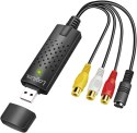 Logilink VG0030A USB 2.0 A/V grabber, USB-A/M to 3x RCA + Mini-DIN 5/F, Windows 11 Logilink