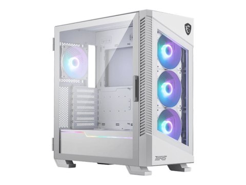 MSI MPG VELOX 100R White Obudowa PC, Mid-Tower, USB 3.2, wyjście audio, wejście mikrofonowe | MSI