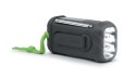 Muse Portable Solar Radio with Crank & Flashlight Muse